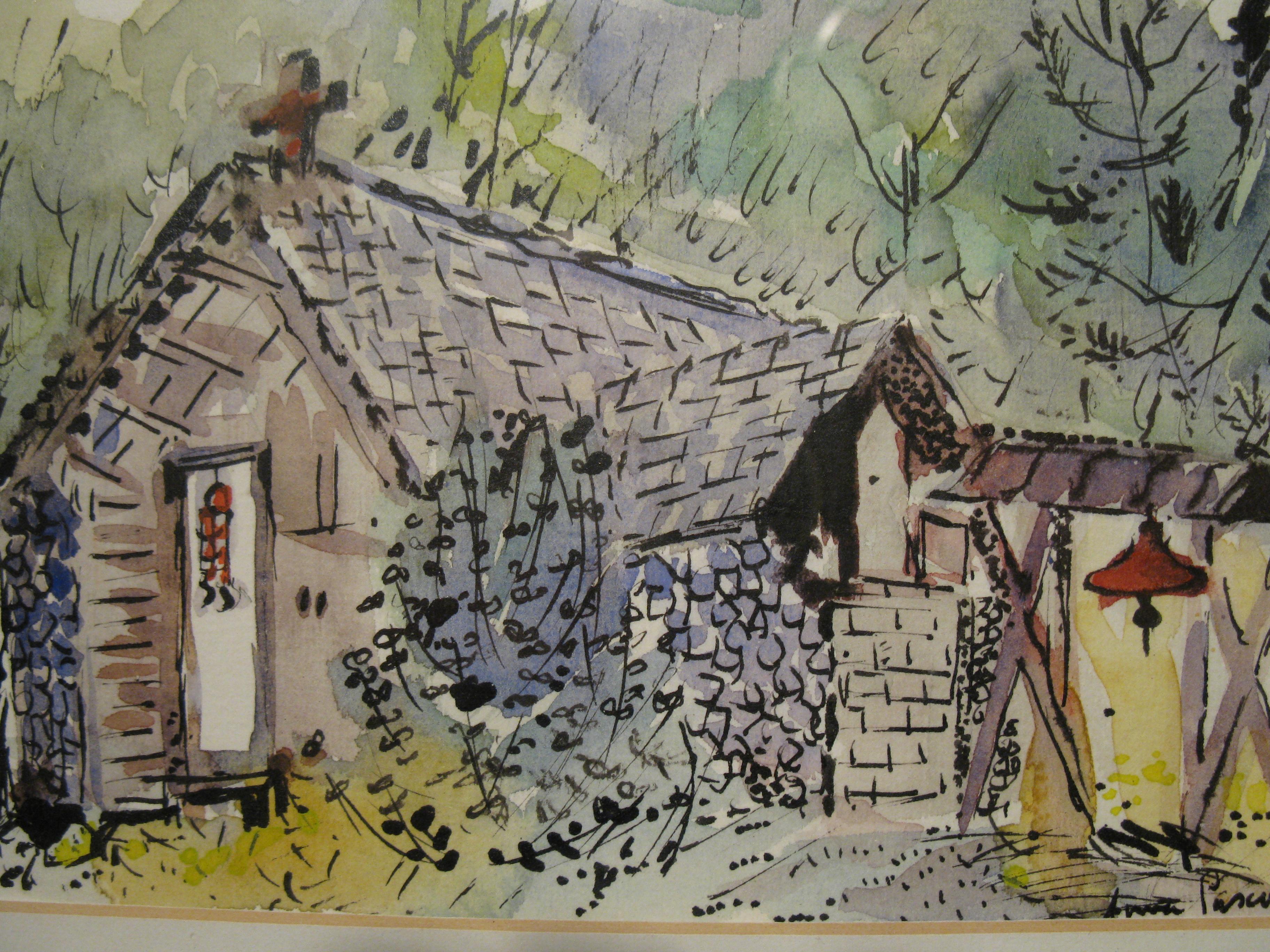Original Watercolor of the Chapel Arthur's Pass